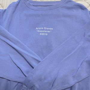 Ariana Grande Purple Tracklist Sweater